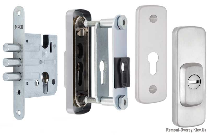 замок LM200 с протектором Rostex R3 Замок LM200 и Rostex R3