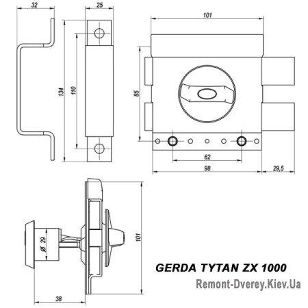 Gerda TYTAN ZX 1000 схема